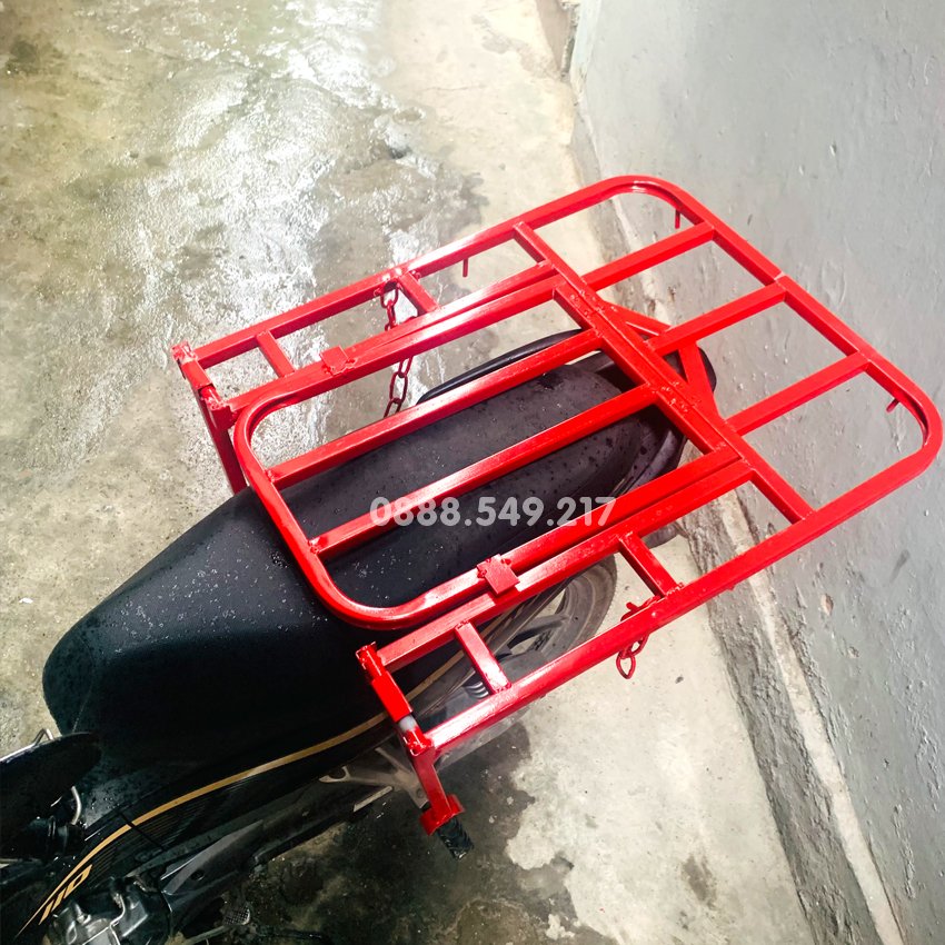 Gía Chở Hàng Xe Máy. Gác Baga Chở Hàng Loại Mở Cốp Đổ Xăng Không Cần Tháo