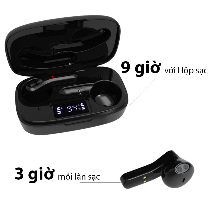 Tai Nghe Bluetooth True Wireless PKCB HIFI 22 - Hàng Chính Hãng