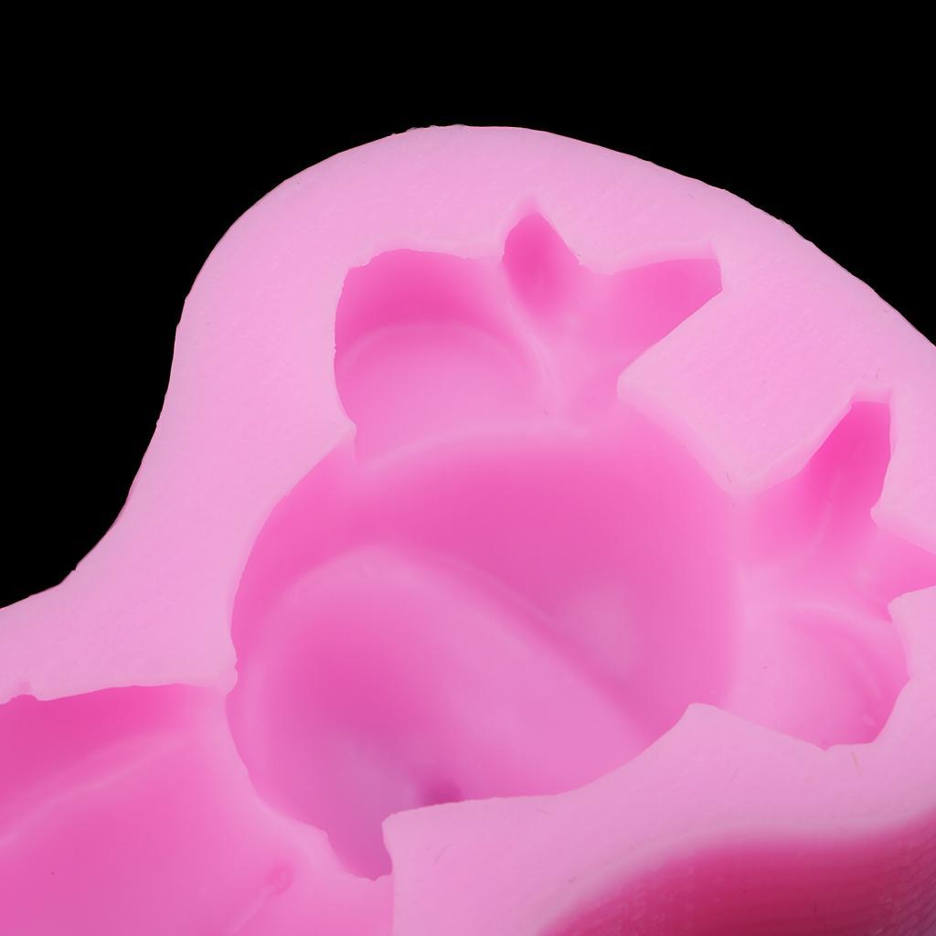 DIY Deer Bear Silicone Molds Fondant Cake Chocolate Baking Tools