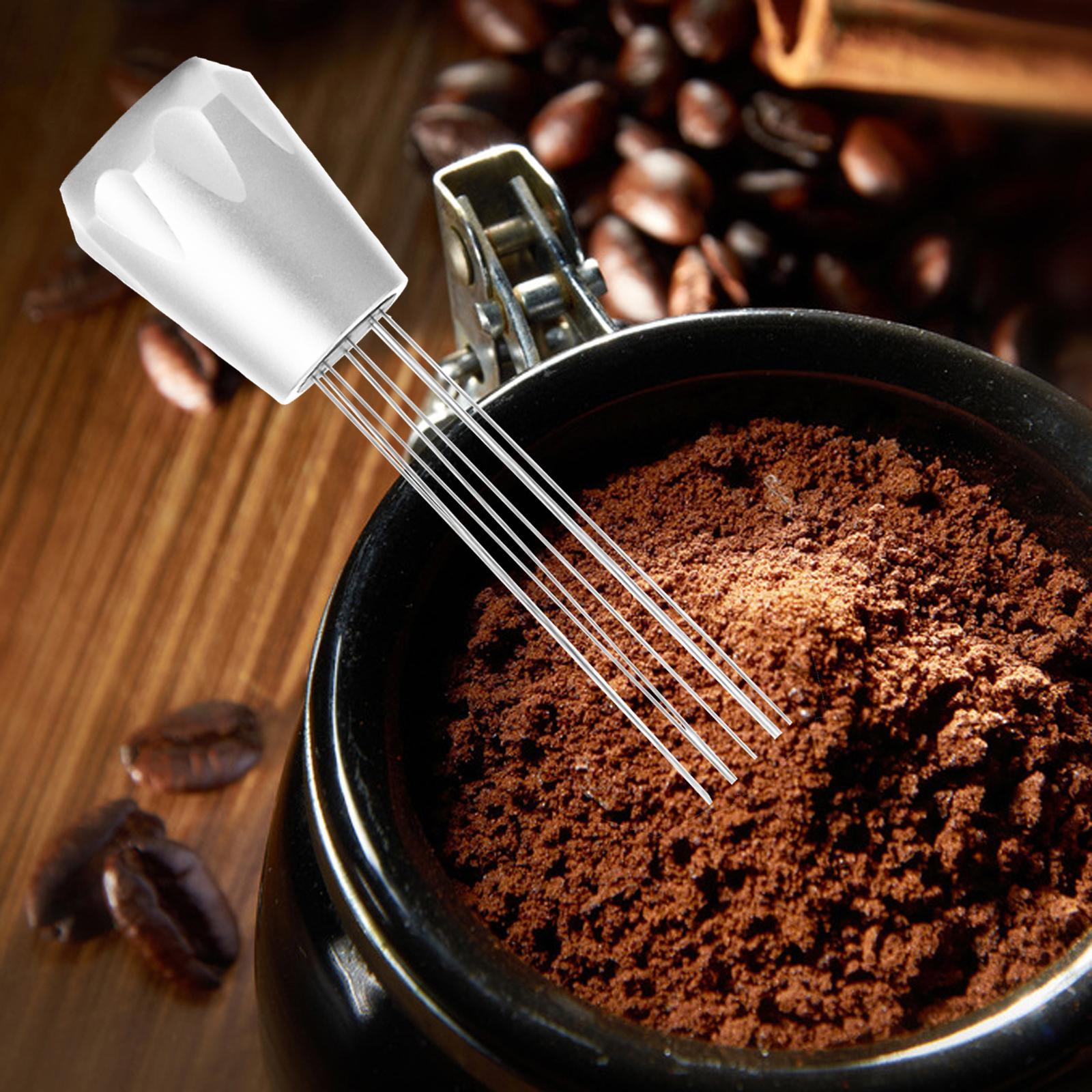 2x Coffee Powder Tamper Distributor Coffee Leveler Tools Home Hotel Kitchen