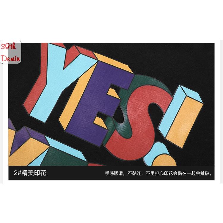 Áo nỉ YES YES Nelly phong cách Hip Hop graffiti sweater unisex nam nữ Form rộng Free Size