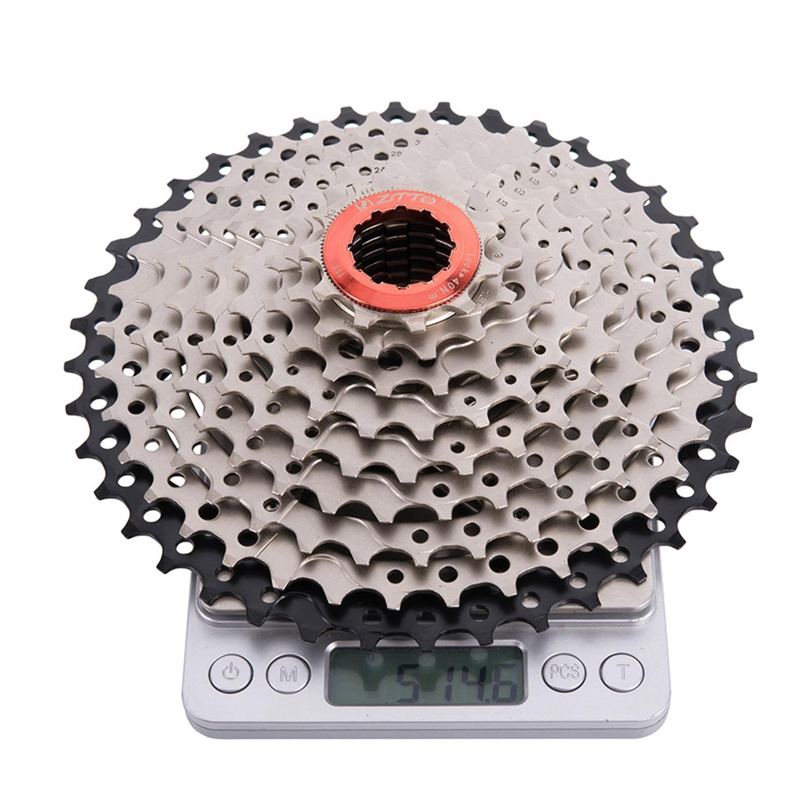 Premium Bike Freewheel 8 9 10 Speed Screw on Flywheel 11-32T/40T/42T Sprocket Repair Component for Mountain Road Bicycle Cycling