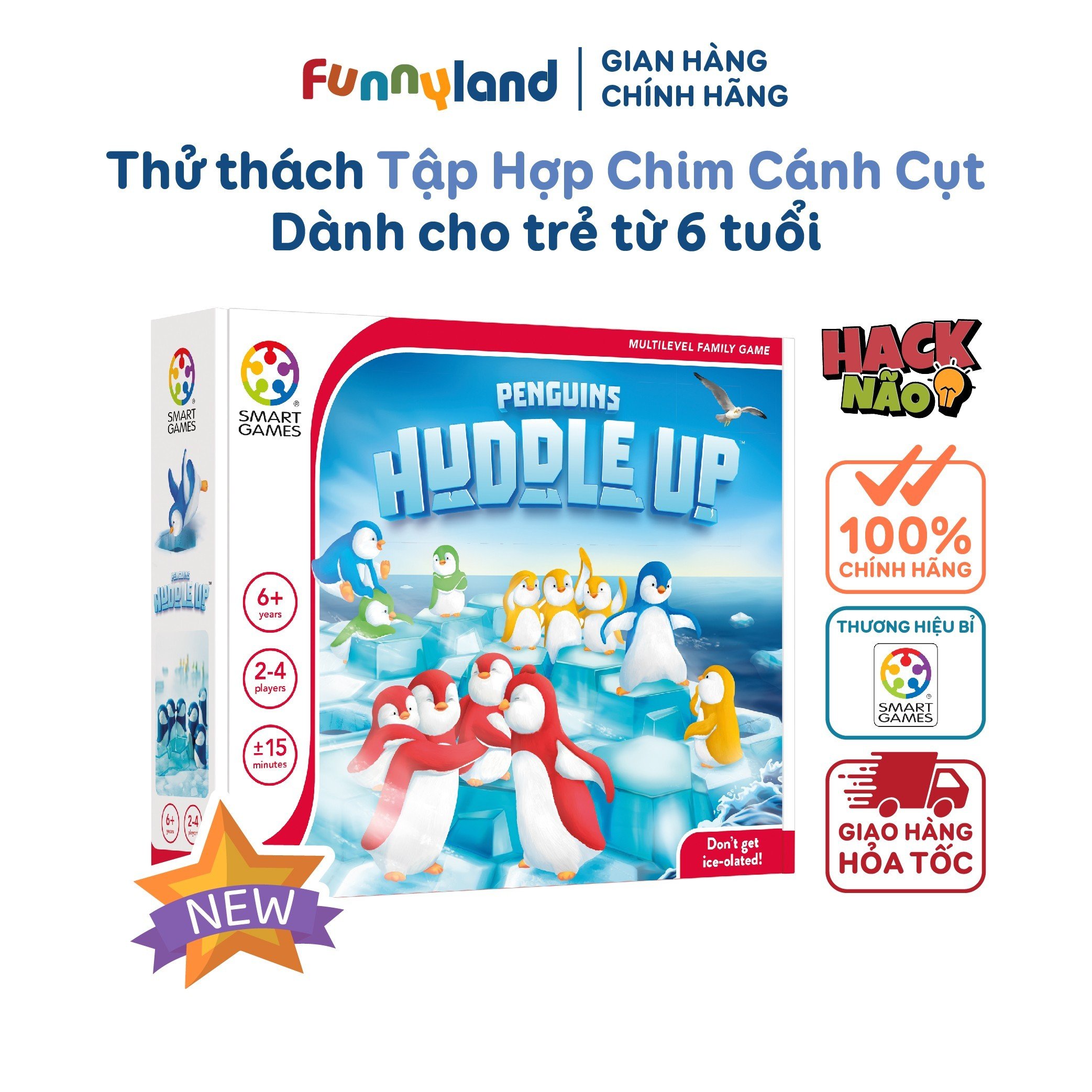 Đồ chơi trí tuệ Smartgames Thử Thách Tập Hợp Chim Cánh Cụt