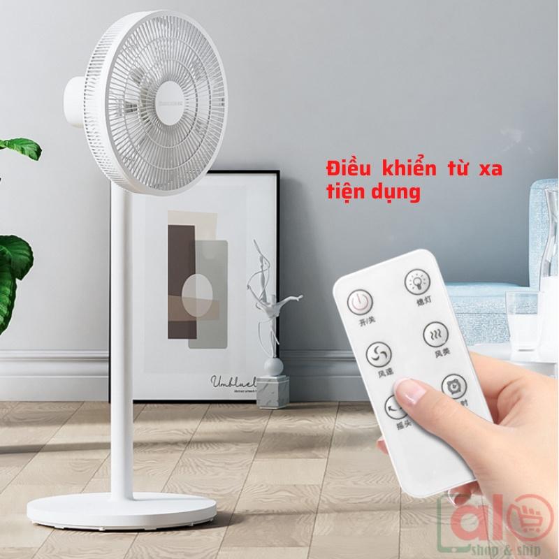 Quạt Cây Đứng Hoặc Lửng Quạt Điện Điều Khiển Từ Xa Có Hẹn Giờ 7 Cánh 3 Tốc Độ Gió Sang Trọng Siêu Mát