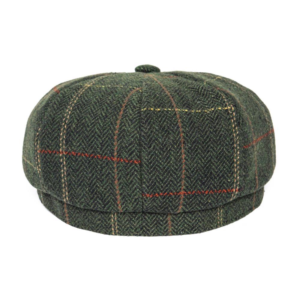 Feinion Newsboy Nắp Cho Nam Nữ 50% Len Tweed Dẹt Mũ Sừng Trâu Cabbies Driver Lá Xanh Lá Vàng 068