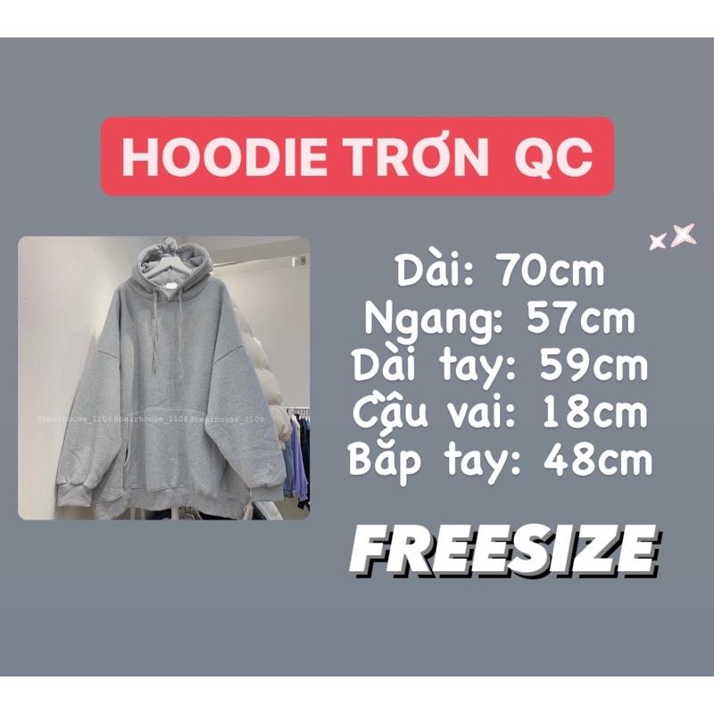 HOODIE TRƠN HÀNG QUẢNG CHÂU CAO CẤP