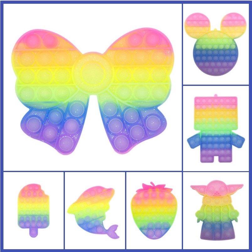 Pop it giá rẻ cá heo, xả stress đồ chơi bóp tay, nhấn bong bóng giải trí thông minh, giảm căng thẳng cho trẻ em 2021