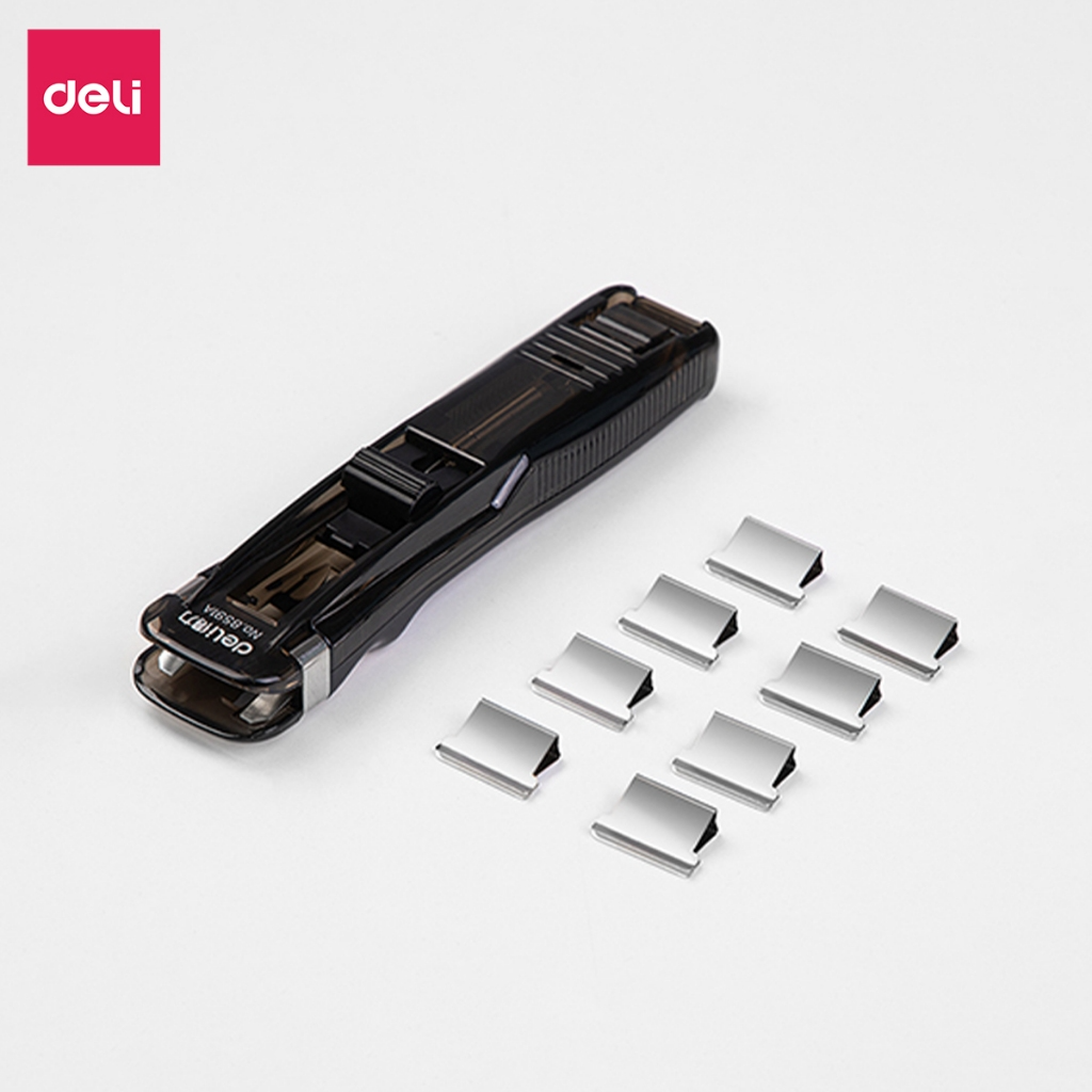 Set Kẹp Giấy 8 Ghim Thay Thế Deli, Kẹp Cố Định Giấy Bằng Thép Không Gỉ Kẹp Tài Liệu Hồ Sơ Văn Phòng Tái Sử Dụng