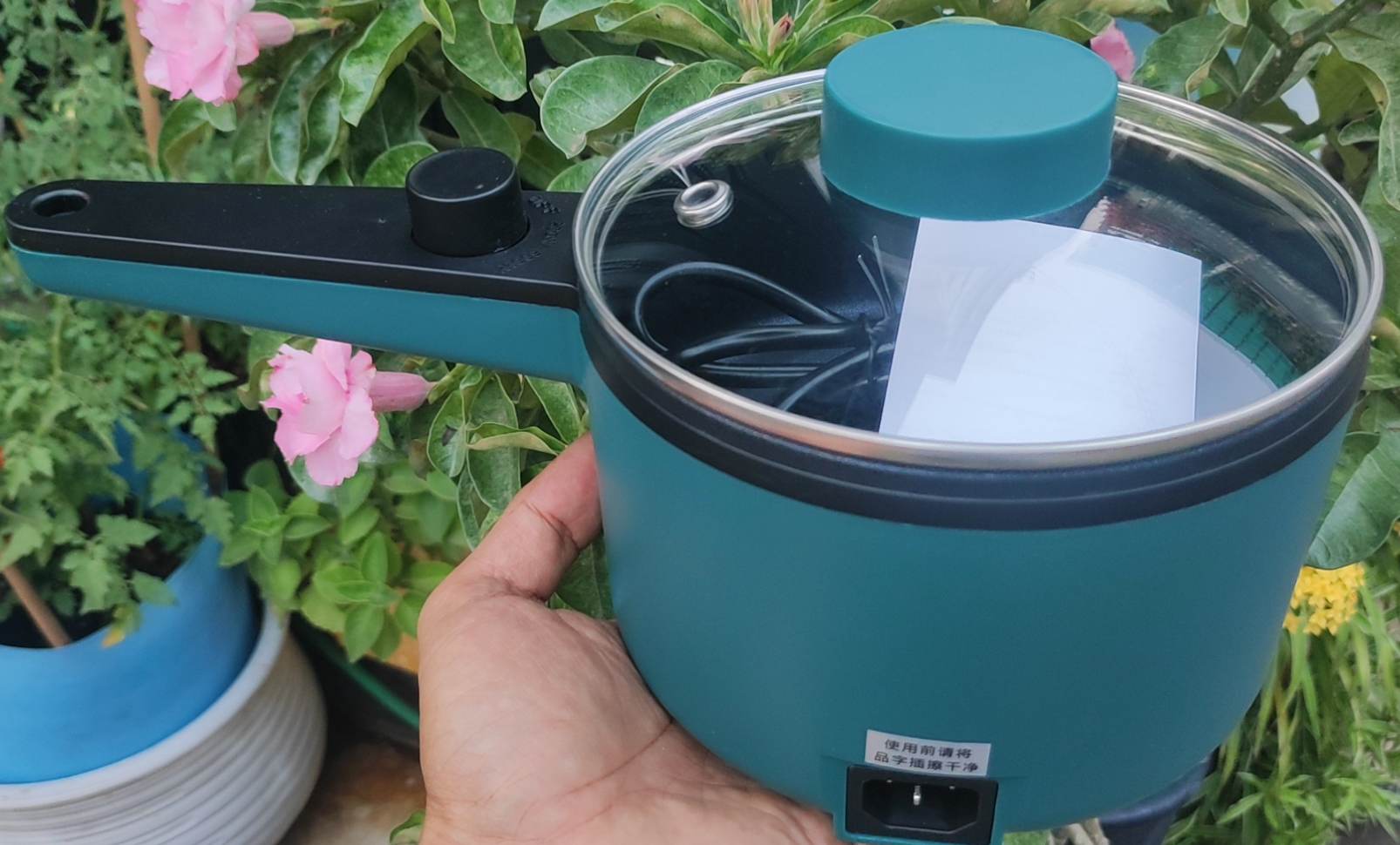 Nồi lẩu điện mini -Chảo Điện Đa Năng Hàng Nội Địa Cao Cấp, 1200ml