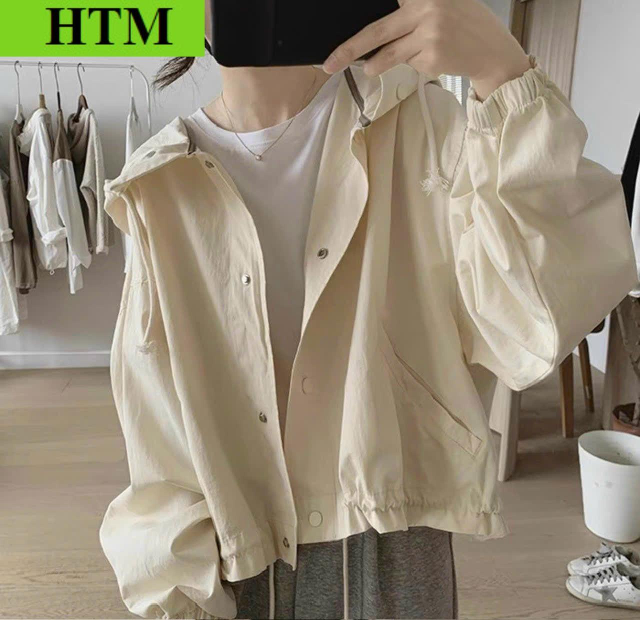 Áo Khoác Da Lộn Với Thiết Kế Thời Trang Nữ Chất Vải Đẹp Mặc Mát Form Cá Tính Có Nón Trùm Đầu Tiện Lợi Áo Đẹp Hàng Hot Trend HTM FASHION