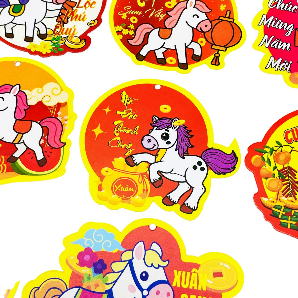 Bộ 10 Thẻ Treo Tết Bính Ngọ 2026 - Teenage 02