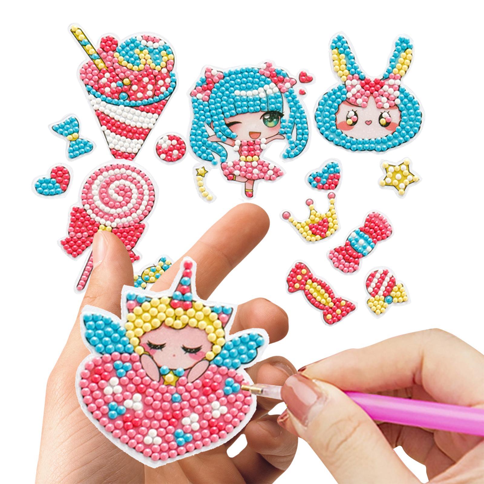 DIY  Stickers Cute Rhinestones Animals Paint by Number Kits