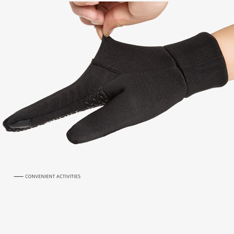 Găng tay nam chống lạnh mùa đông cảm ứng điện thoại lót lông cực ấm thiết kế ôm tay GTN1