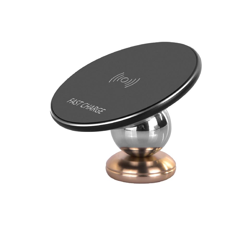 Magnetic Wireless Car Charger Air Vent/Dashboard 3-in-1 Car Mount Phone Holder with Cradle for QI Charging Phones, Such as Samsung Galaxy 8/S8/S8+ and More