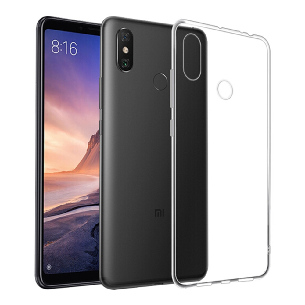 Ốp lưng dẻo cho Xiaomi Mi Max 3 hiệu Ultra Thin mỏng 0.6mm chống trầy - Hàng chính hãng