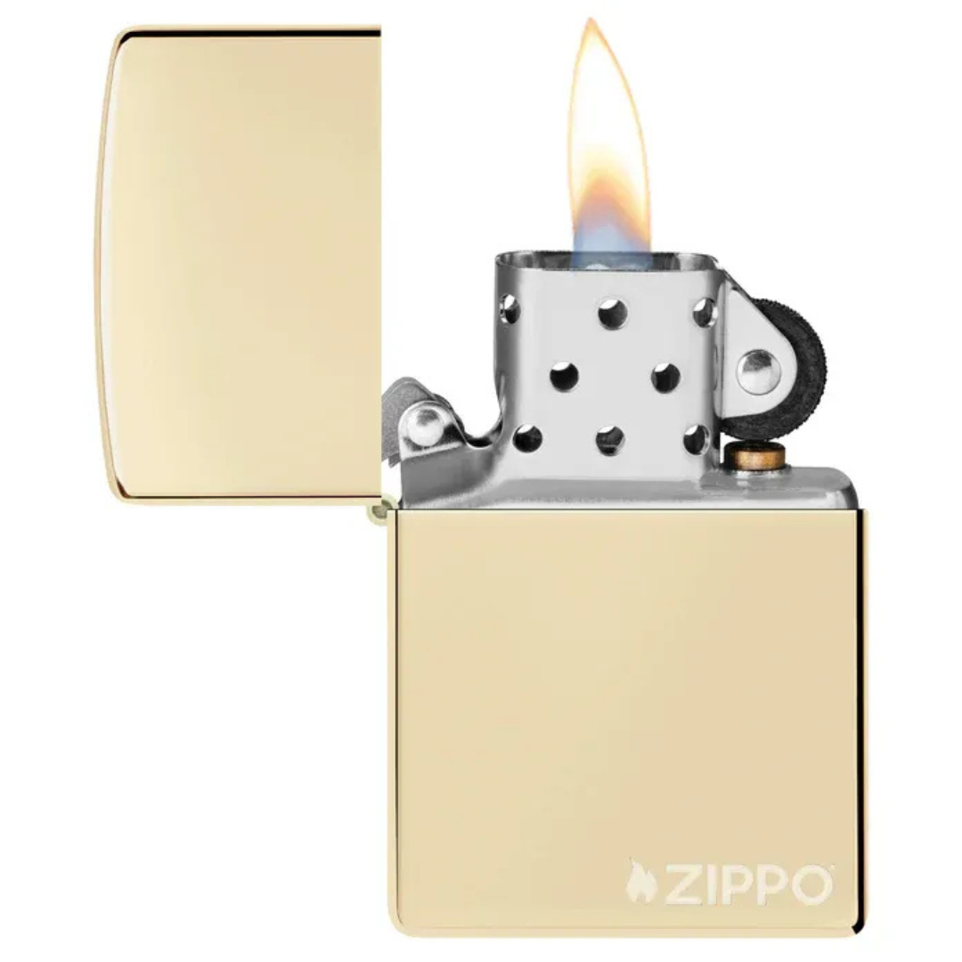 Zippo Champagne Classic Logo – Bật Lửa Chính Hãng Mỹ, Chống Gió