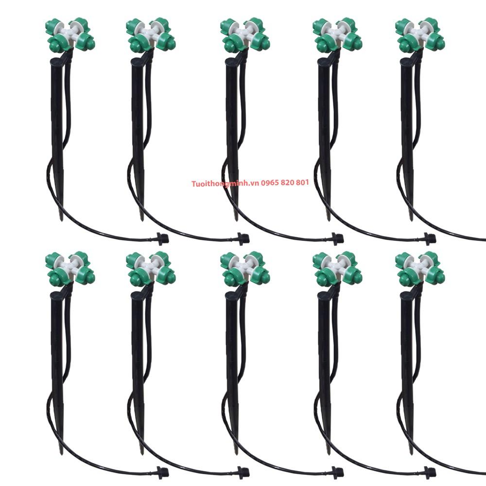 Bộ cây cắm phun sương 4 cửa cao 45 cm