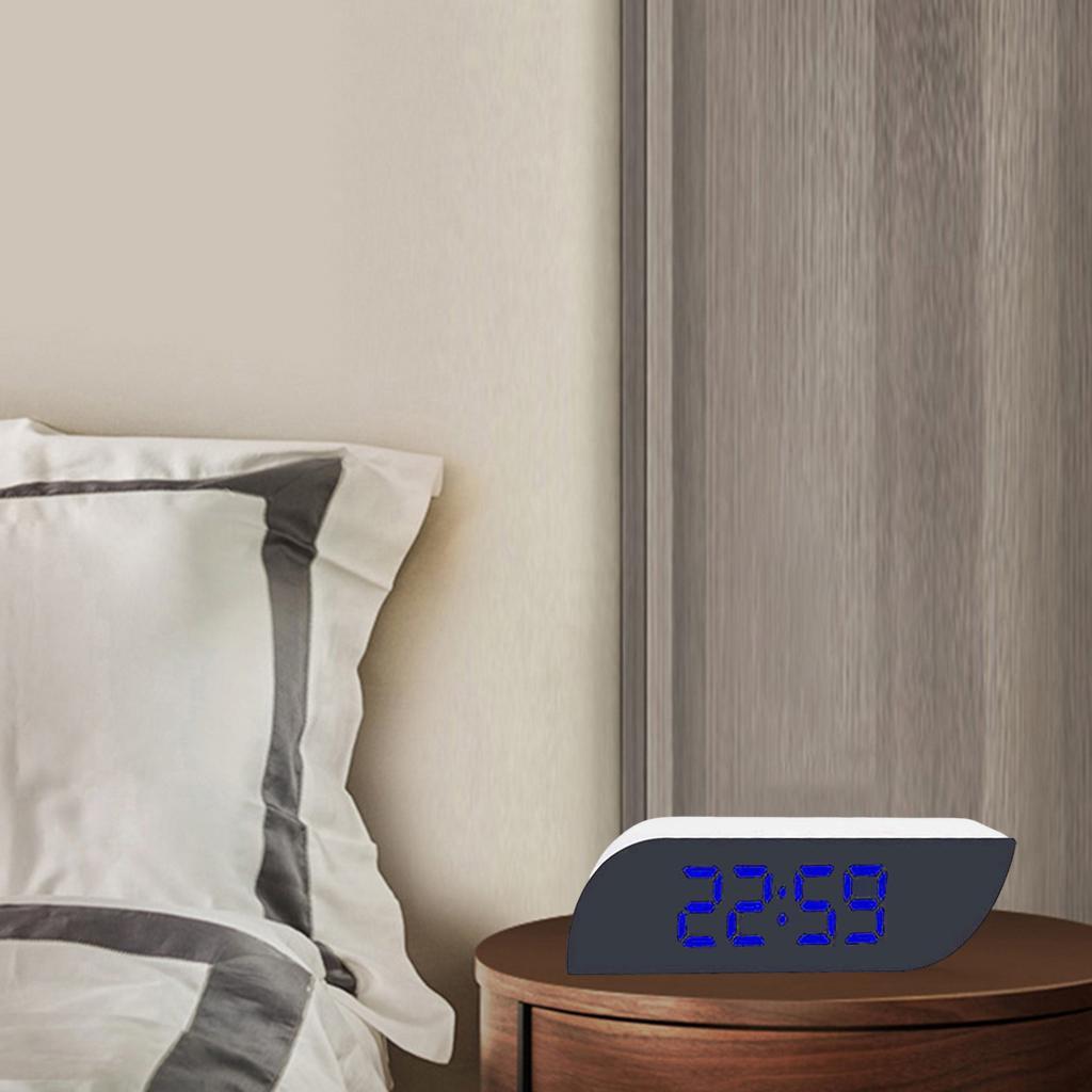 LED Desk  Clocks Calendar Temperature 3 Mode Snooze