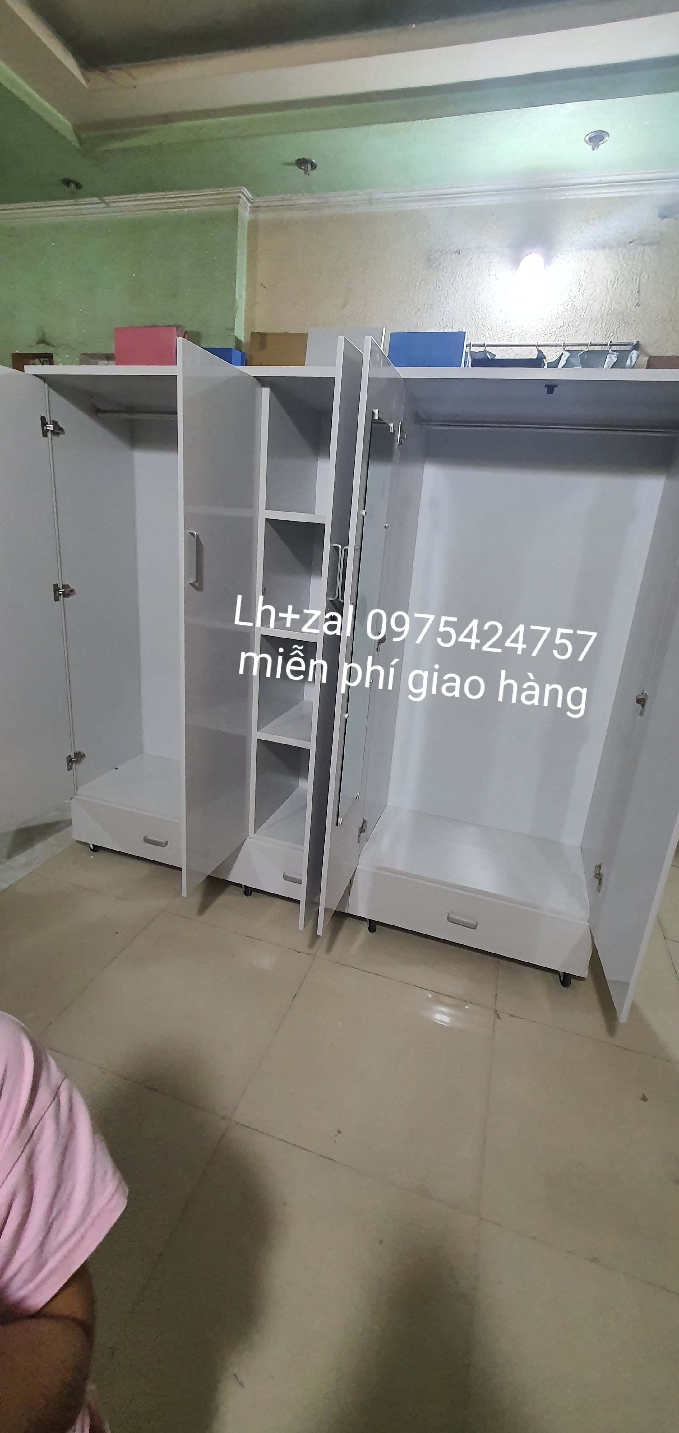Tủ nhựa đài loan 5 cánh lùa