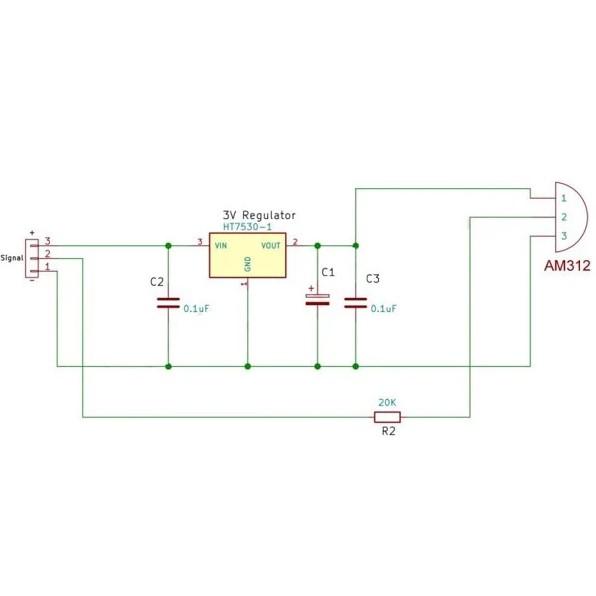 Cảm Biến Thân Nhiệt Chuyển Động PIR AM312 Mini