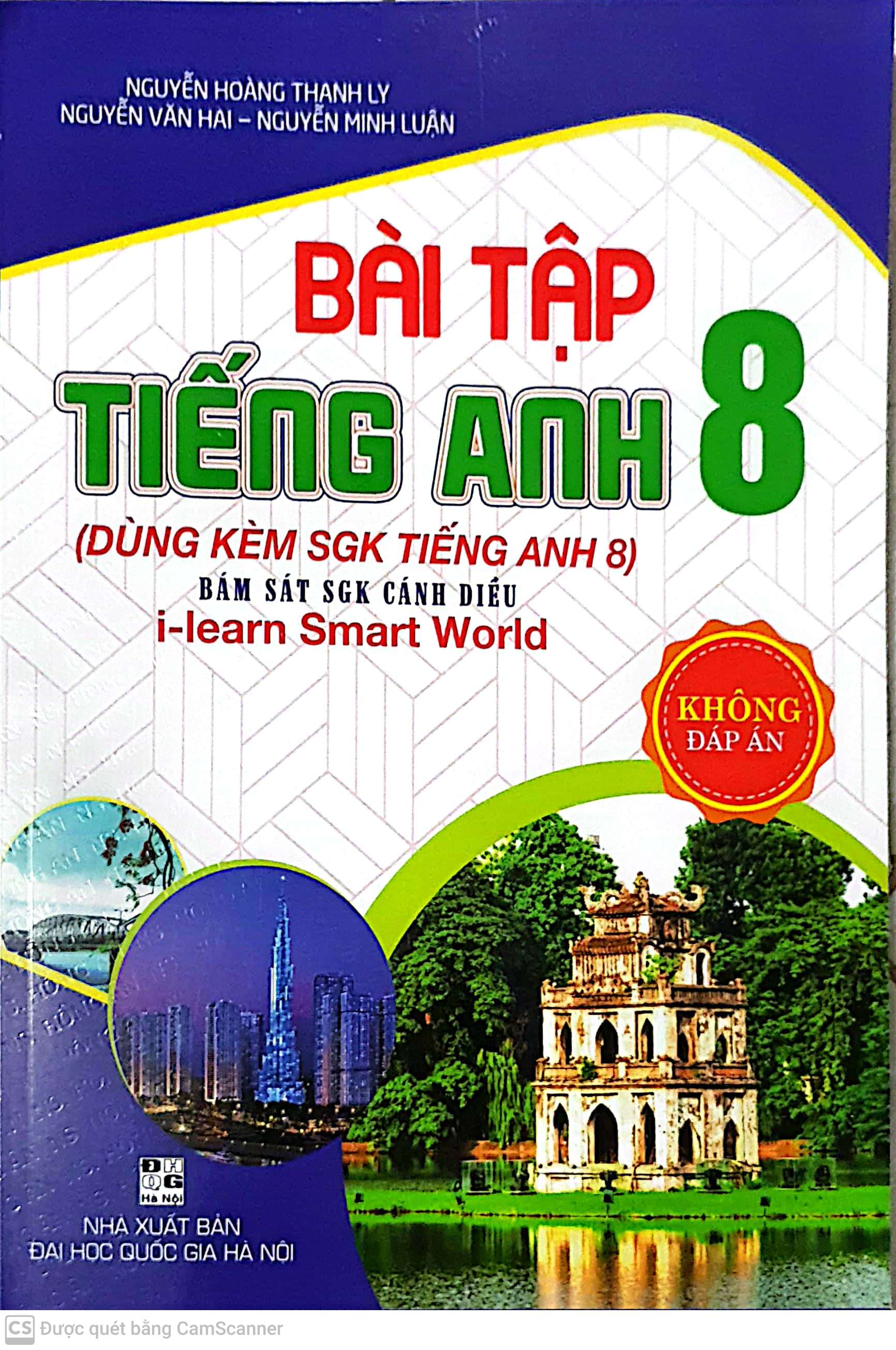 Hình ảnh Bài Tập Tiếng Anh 8 Dùng Kèm Sách Giáo Khoa Tiếng Anh 8 (Bám Sát SGK Cánh Diều I-Learn Smart World)_HA