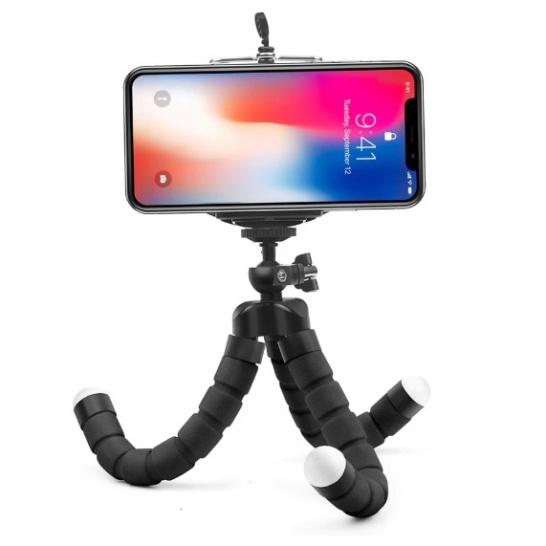 ️ HOTSALE ️ GIÁ ĐỠ Bạch Tuộc Đa Năng (Tripod Mini) KÈM GIÁ KẸP ĐIỆN THOẠI 001