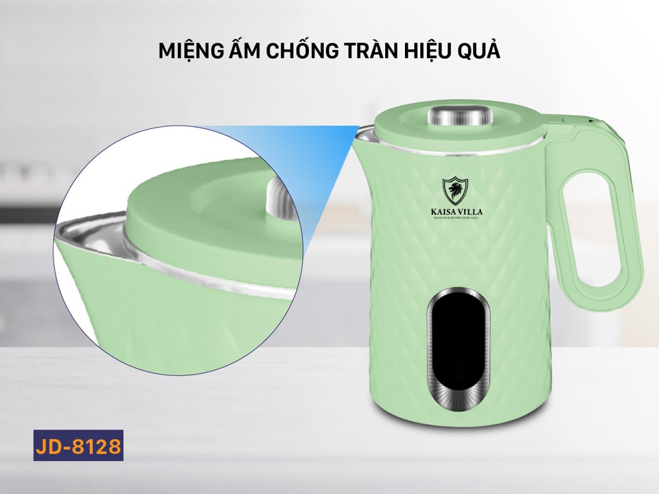 Ấm đun nước siêu tốc kaisa villa JD-8128