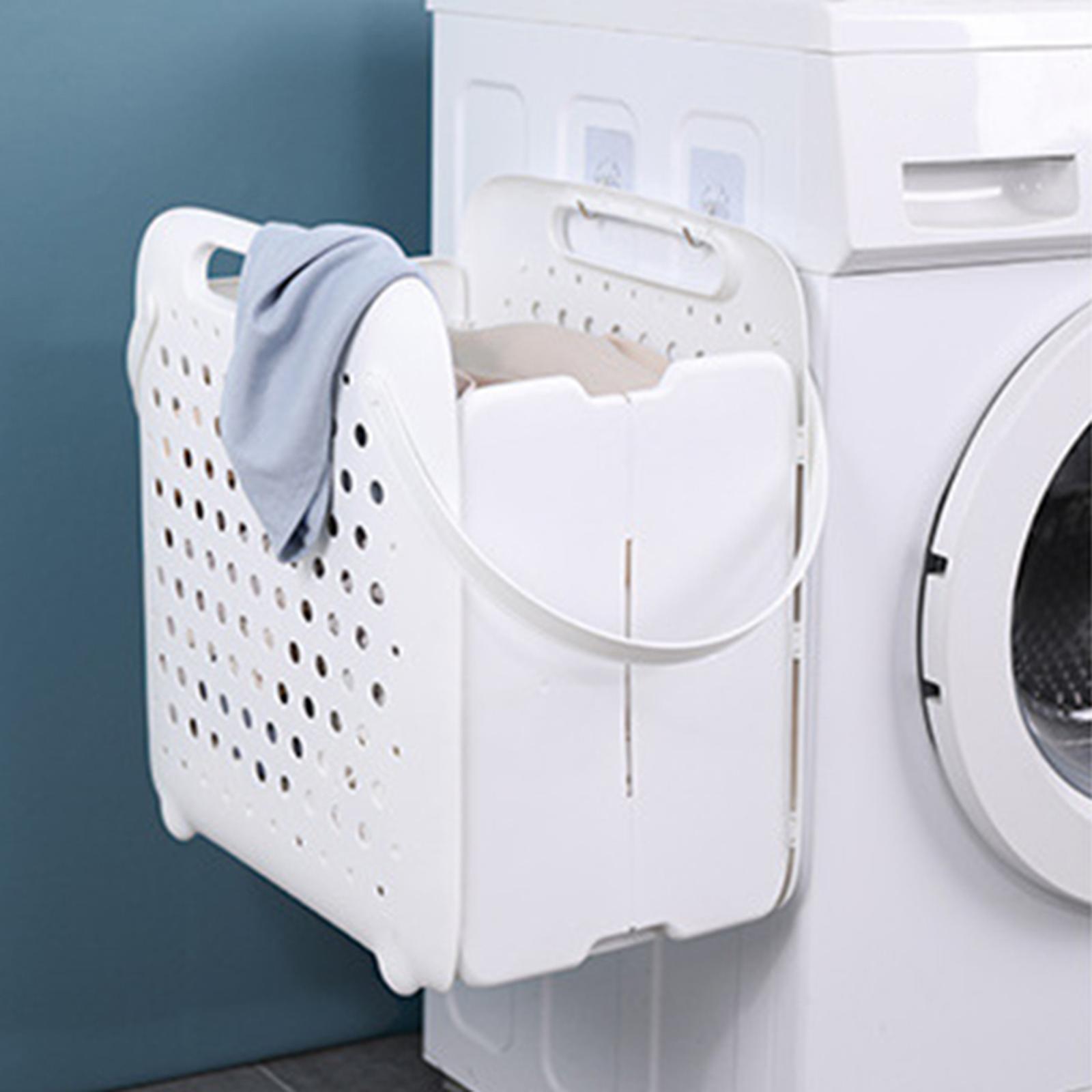 Portable Folding Dirty Clothes Storage Basket,Laundry Basket for Bathroom