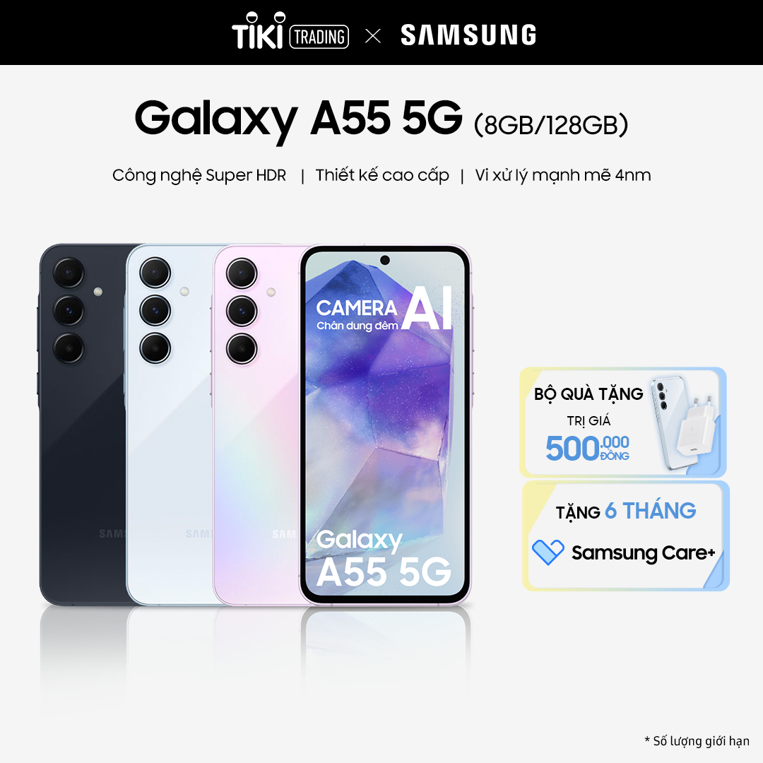 Hình ảnh Điện Thoại Samsung Galaxy A55 5G (8GB/128GB)- Hàng Chính Hãng