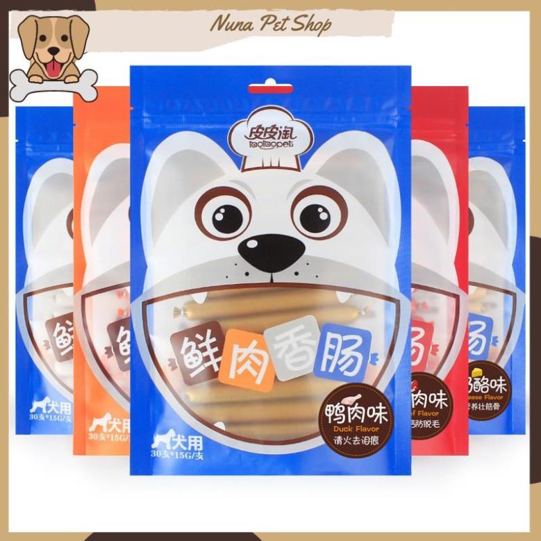 Hình ảnh Xúc xích dinh dưỡng cao cấp Taotaopets cho thú cưng 500g (Xúc xích ăn liền bổ sung dưỡng chất cho chó mèo)