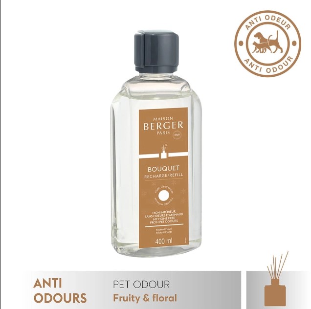 Maison Berger - Tinh dầu khuếch tán, khử mùi thú cưng hương Fruity &amp; Flora