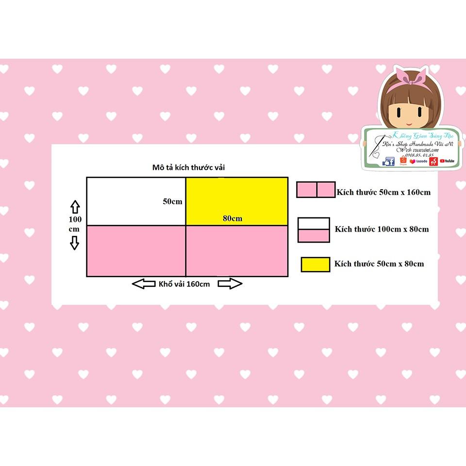 Vải lông nhung mềm mịn chuyên dùng may gối, thú bông, may doll, outfit doll