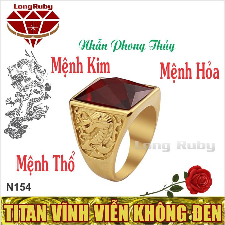 Nhẫn Nam Phong Thủy | Nhẫn Phong Thủy Nam Titan NMHOA, NMTHO, NMKIM