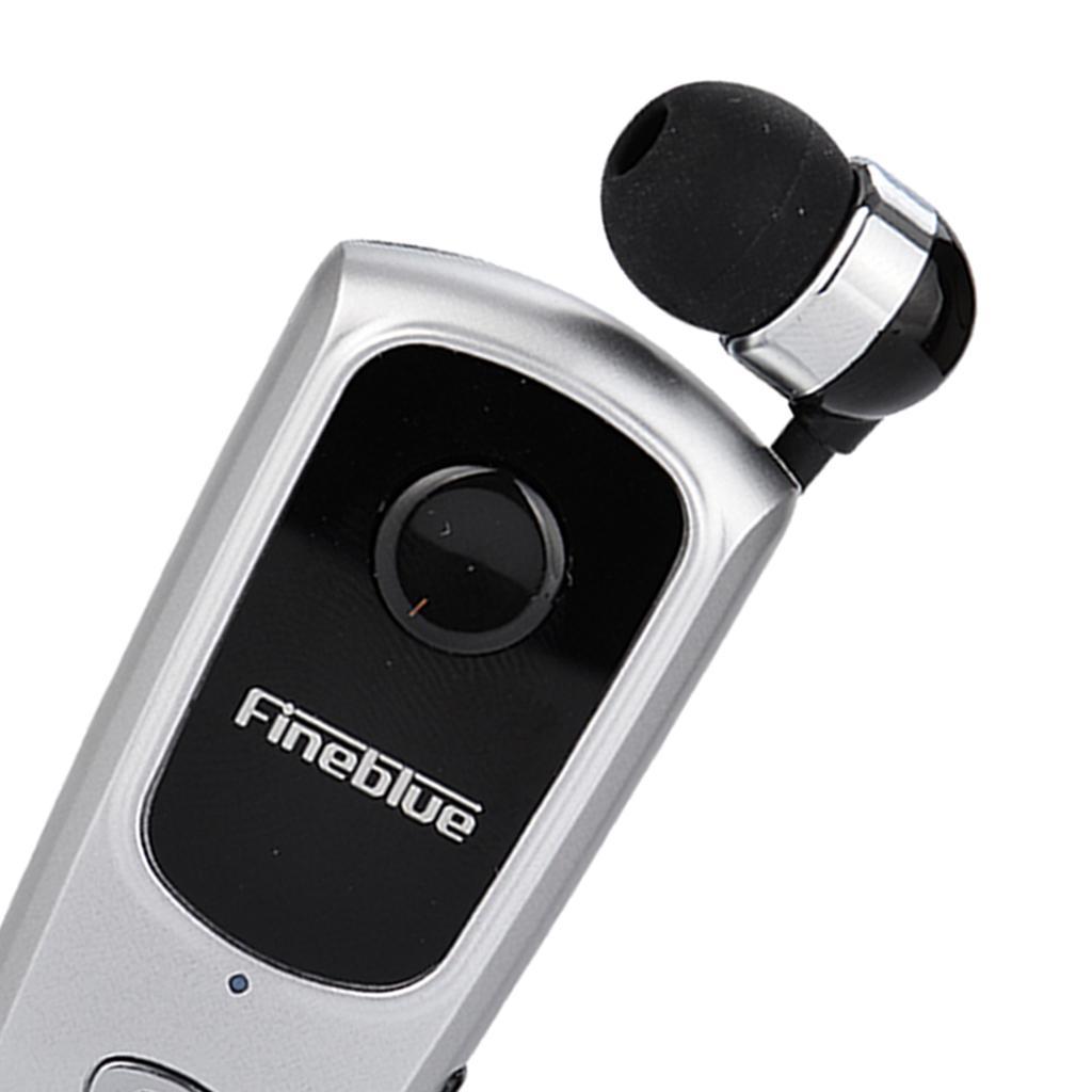 F920 Mini  Headset Clip Earphone Earpiece Handsfree Black