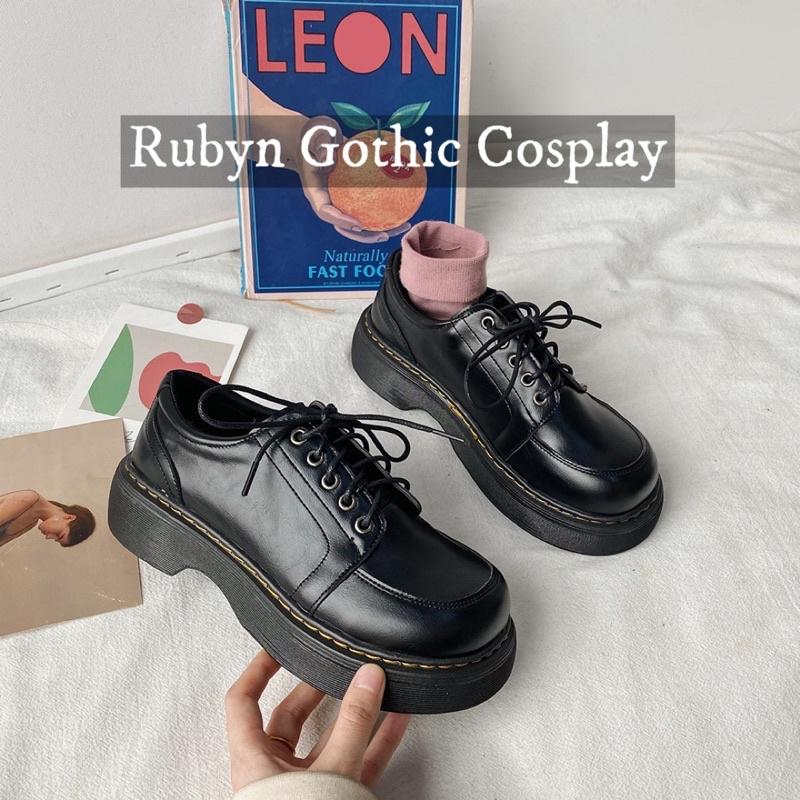 Giày Oxford đế dày cá tính ( Màu đen và nâu ) Size 35 - 40