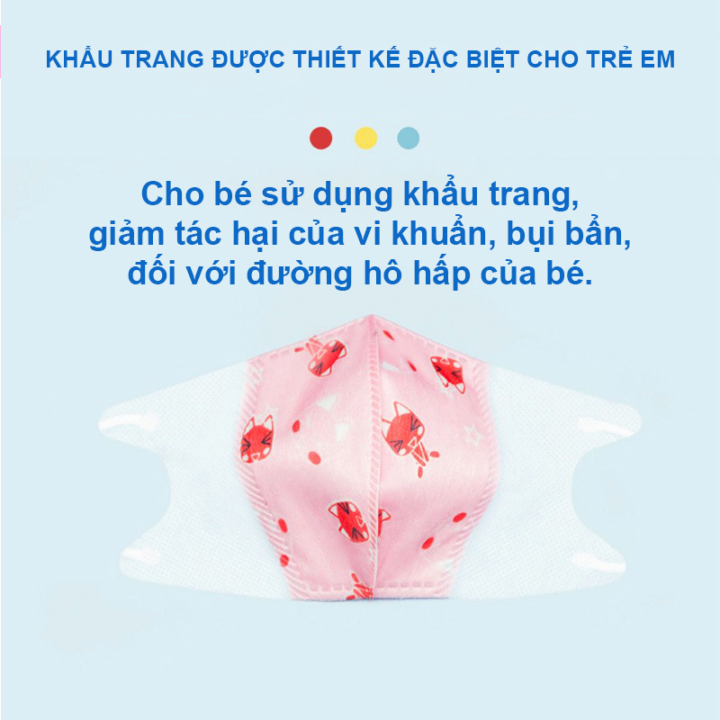 Khẩu trang cho bé, Khẩu trang trẻ em bé trai và bé gái nhiều họa tiết 0-12 tuổi bảo vệ đường hô hấp cho bé – SM017