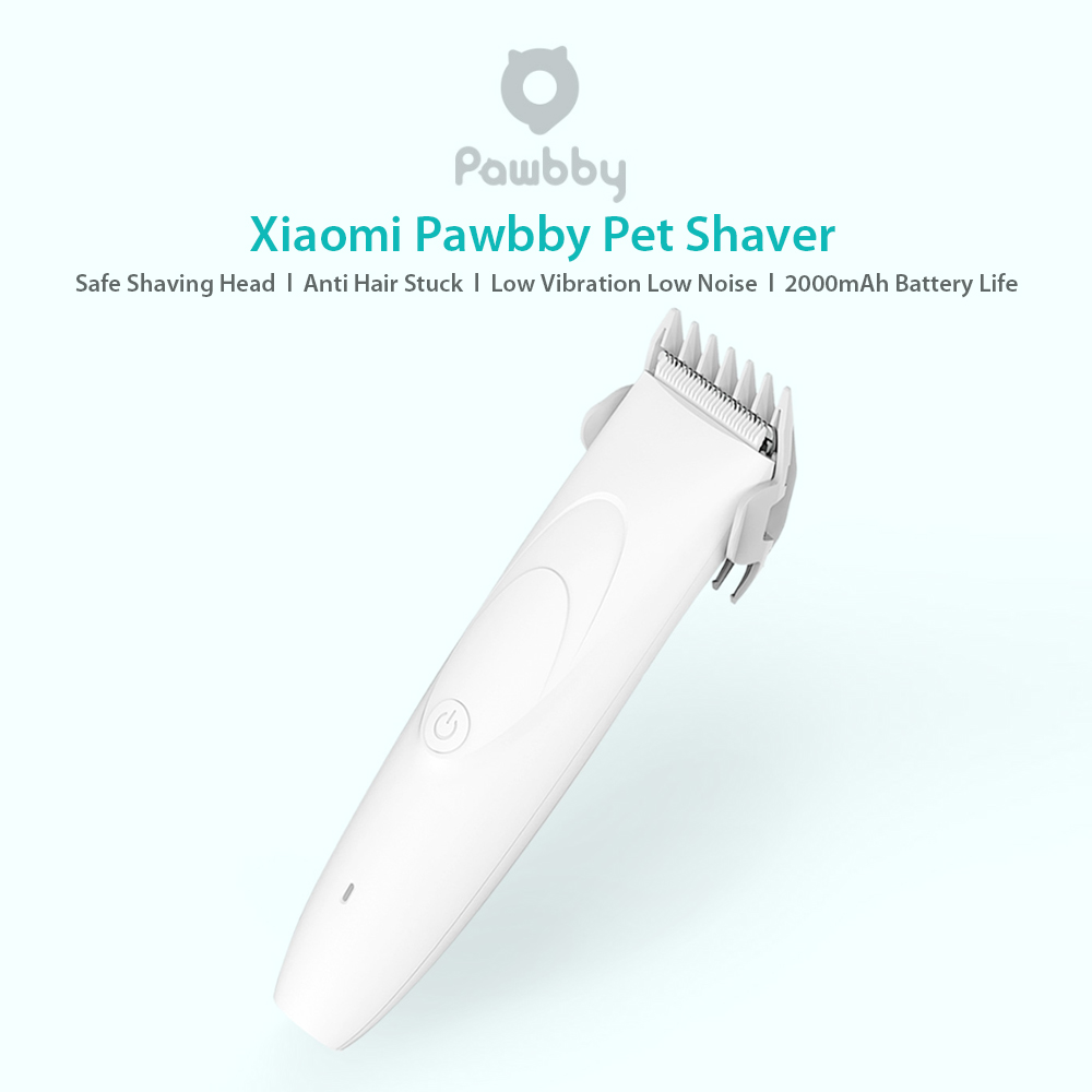 Máy Cắt Tỉa Lông Cho Thú Cưng Xiaomi Mijia Pawbby Pet Shaver 2000mah Độ Rung Thấp Giảm Tiếng Ồn Có Thể Tháo Rời An Toàn - Màu Trắng