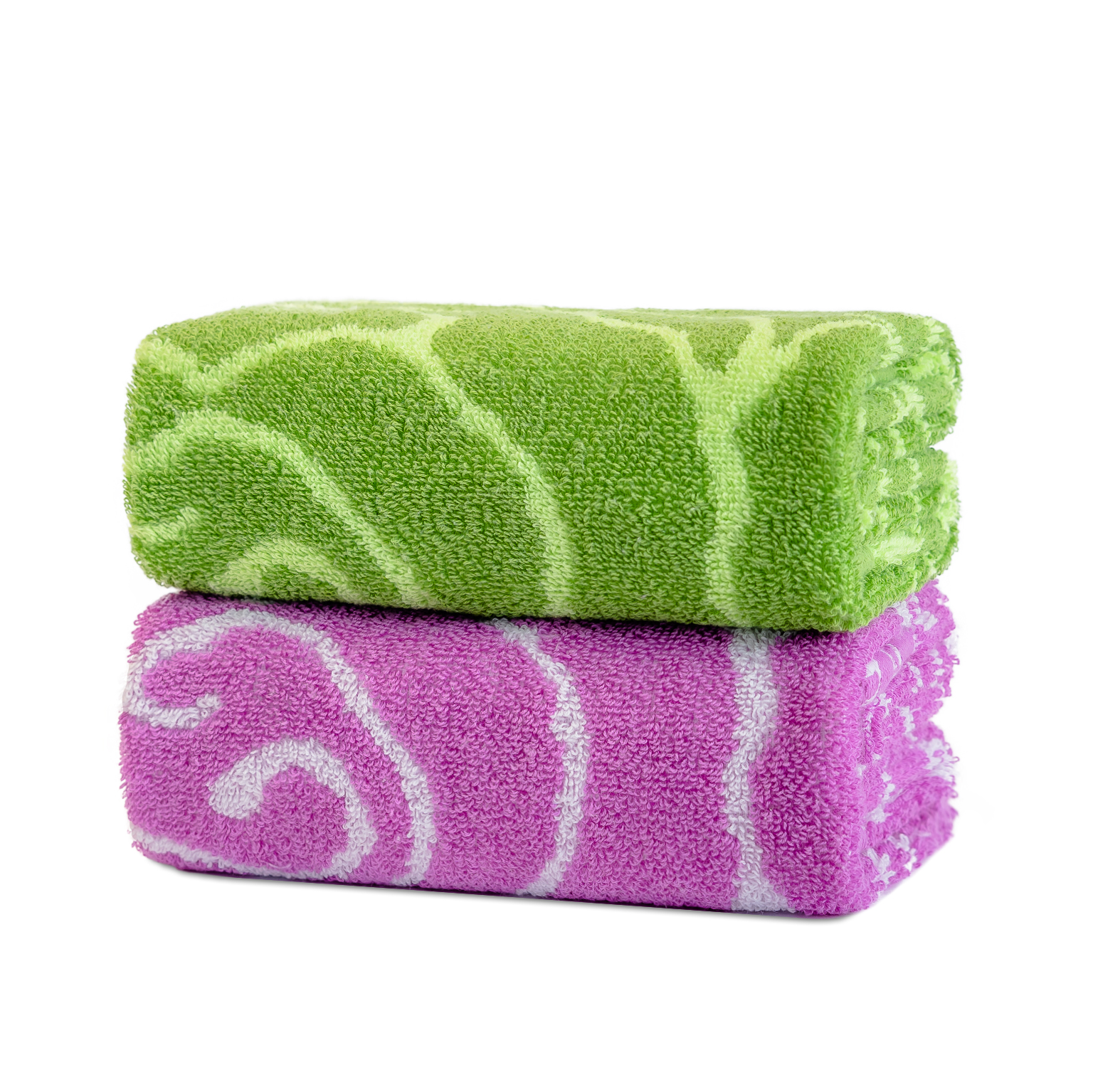 Khăn Lau Đầu Cotton Tự Nhiên 100% Niva HP1 Mềm Mịn Thấm Nước An Toàn Cho Da, Hoa Văn Kích Thước 340x760 mm