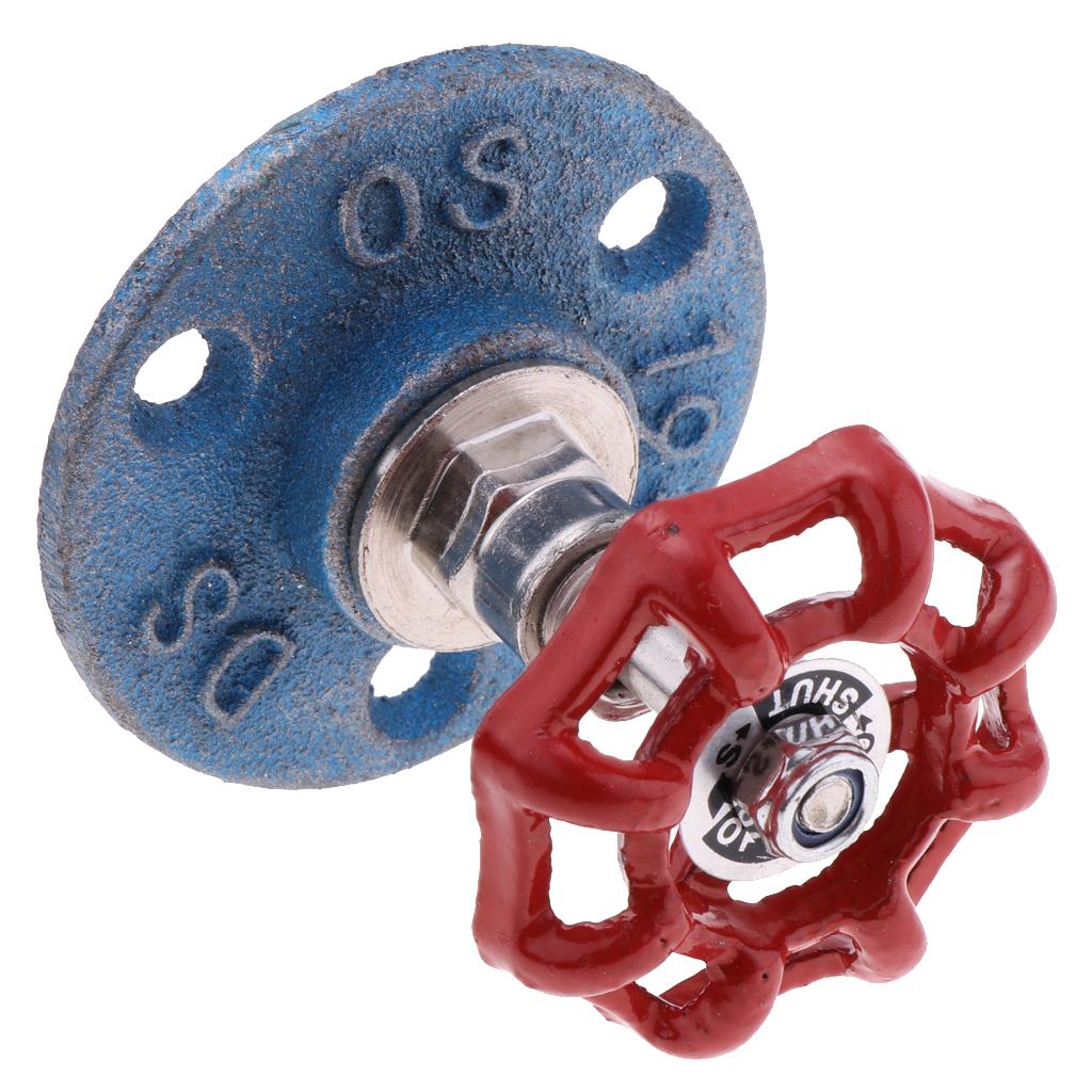 Industrial Rustic Wall Mounted Hand Wheel Hook Coat Hook Key Holder