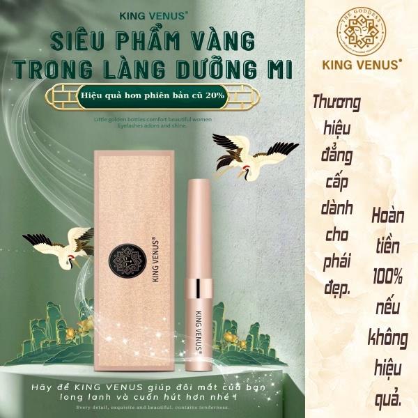  Combo 02 Serum Dưỡng Mi và Mày King Venus: Cung cấp dưỡng chất nuôi dưỡng lông mi và mày. Dưỡng mi dài và dày chỉ sau liệu trình 1 cây. Cam kết hoàn tiền nếu không hiệu quả