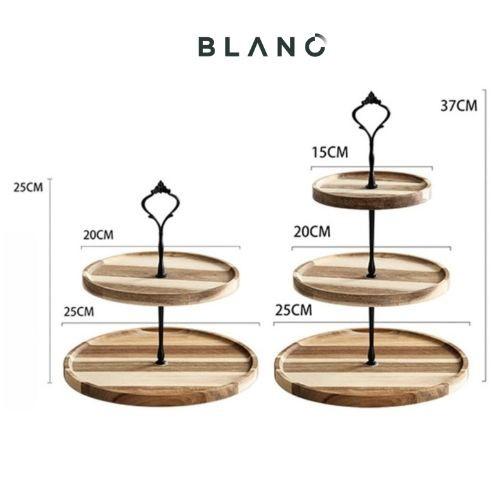 Khay Gỗ Đựng Bánh Kẹo Trang Trí Trong Nhà Bếp Bàn Ăn Phong Cách Bắc Âu Decor Gỗ Tabo BLANC