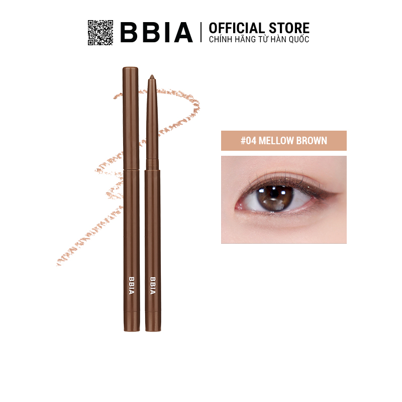 Gel Kẻ Mắt Bbia Last Auto Gel Eyeliner 0.3G 10 Màu - 04 Mellow Brown