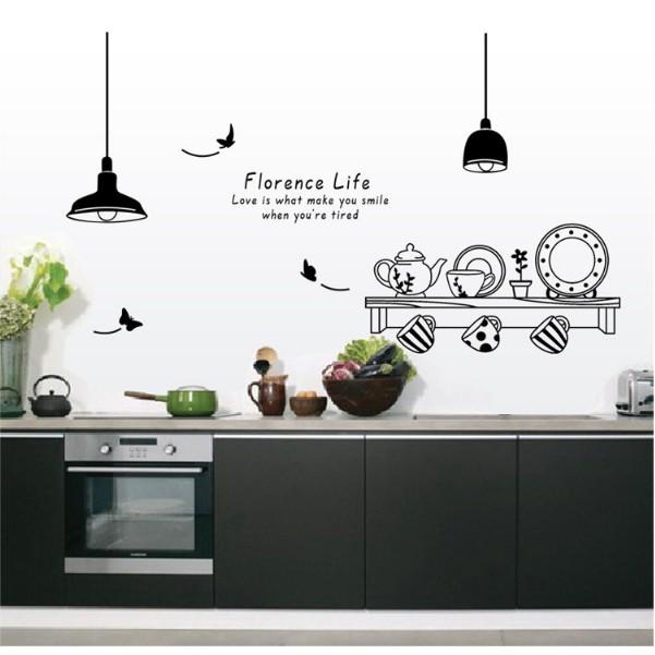 Decal trang trí tường - Căn Bếp Đen
