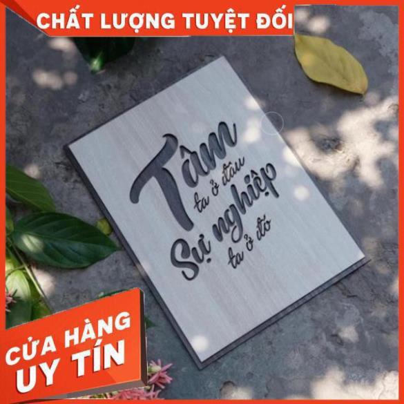 Tranh Gỗ treo tường tạo động lực