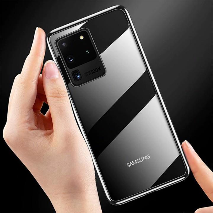 Ốp lưng dẻo silicon trong suốt dành cho Samsung S20 Ultra