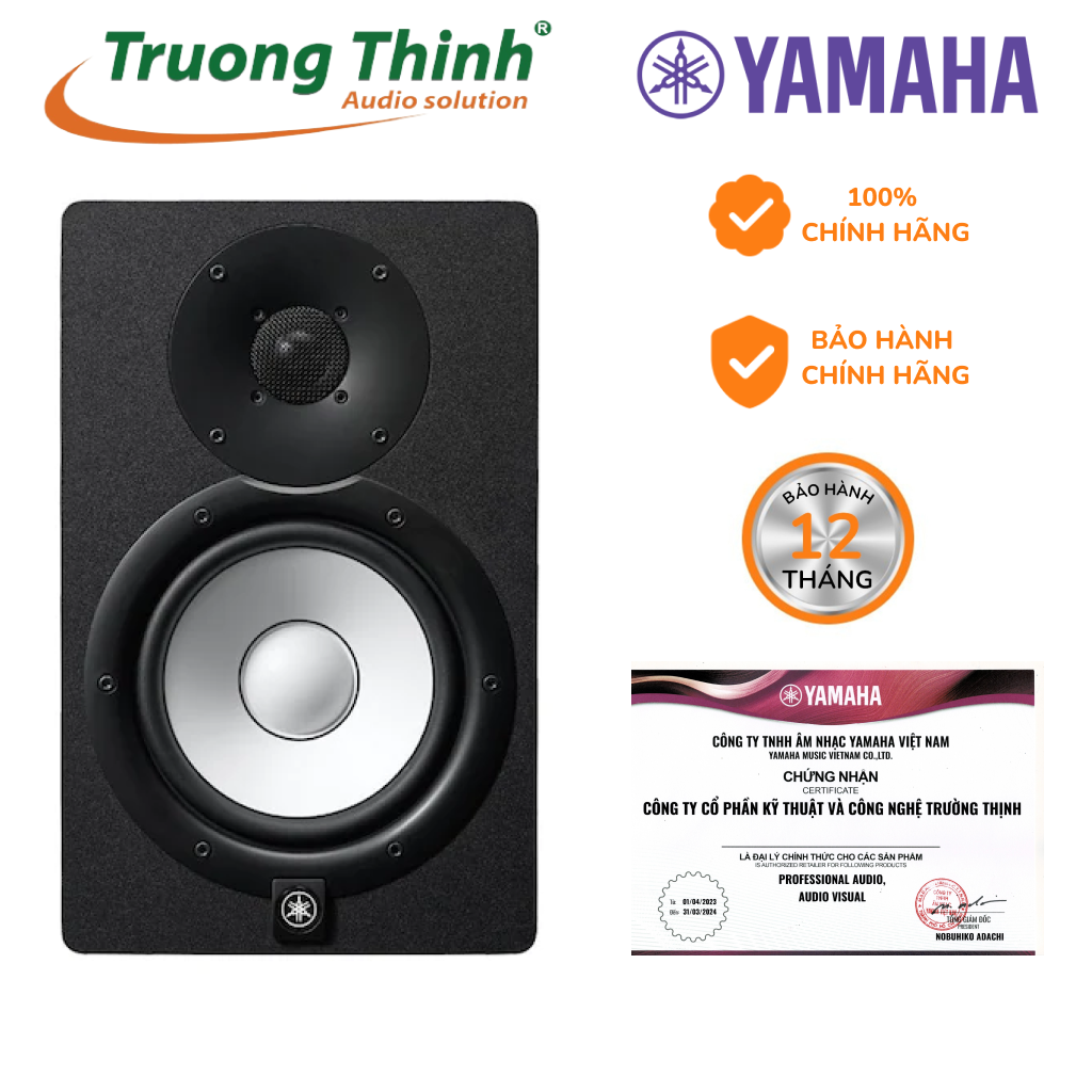 Loa kiểm âm Yamaha HS7 - Loa kiểm âm cho studio Yamaha HS7 - Loa monitor tích hợp công suất yamaha hs7 - HÀNG CHÍNH HÃNG