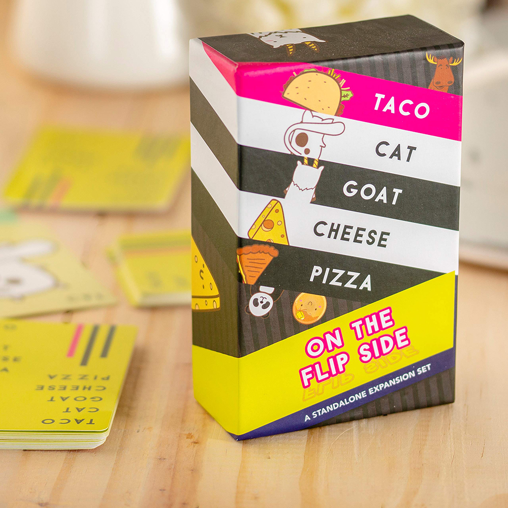 Bài Board Game On The Flip Side Taco Cat Goat Cheese Pizza