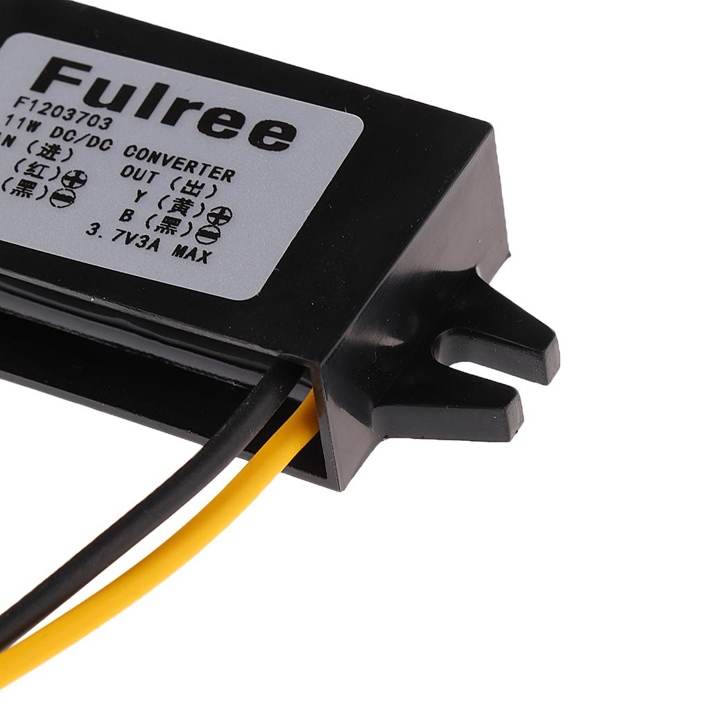 DC Buck Step Down Voltage Converter 12V to 3.7V Car LED Power Supply Module
