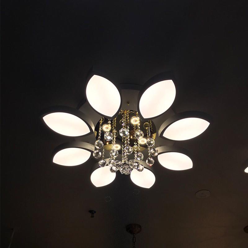 Đèn trần Led 8 cánh 3 chế độ sáng trang trí nhà cửa - có điều khiển từ xa tiện dụng