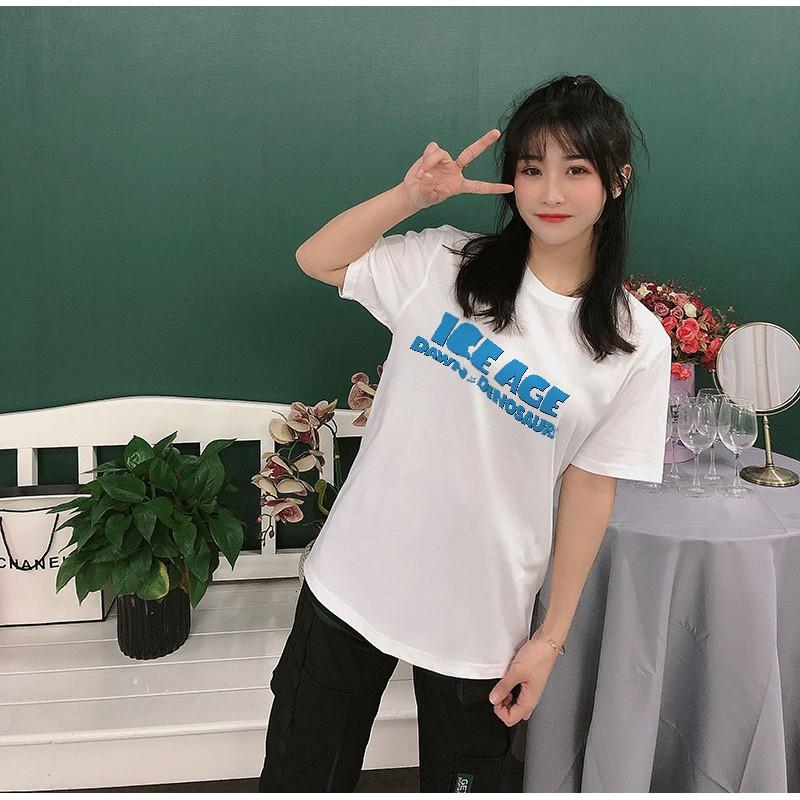 Áo thun tay lỡ unisex Crew đẹp Có BIG SIZE